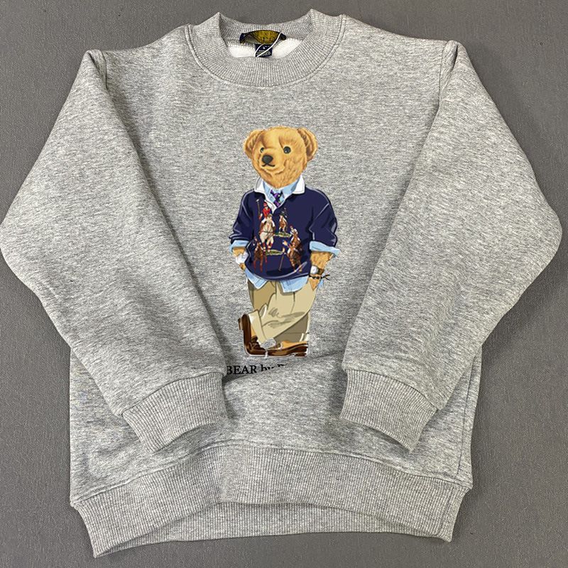 Designer Children Hoodie Kid Hoodie sweater High Quality Fashion Round Neck Sweatshirt Bear Print Long Sleeve Hoodie Classic Boys and Girls Hoodies kid clothing