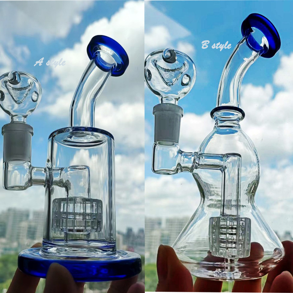 Setreo Matrix Perc Glass Bong Water Pipe Small glass Smoking Bubbler hookahs Accessory Water Bongs With 14mm banger