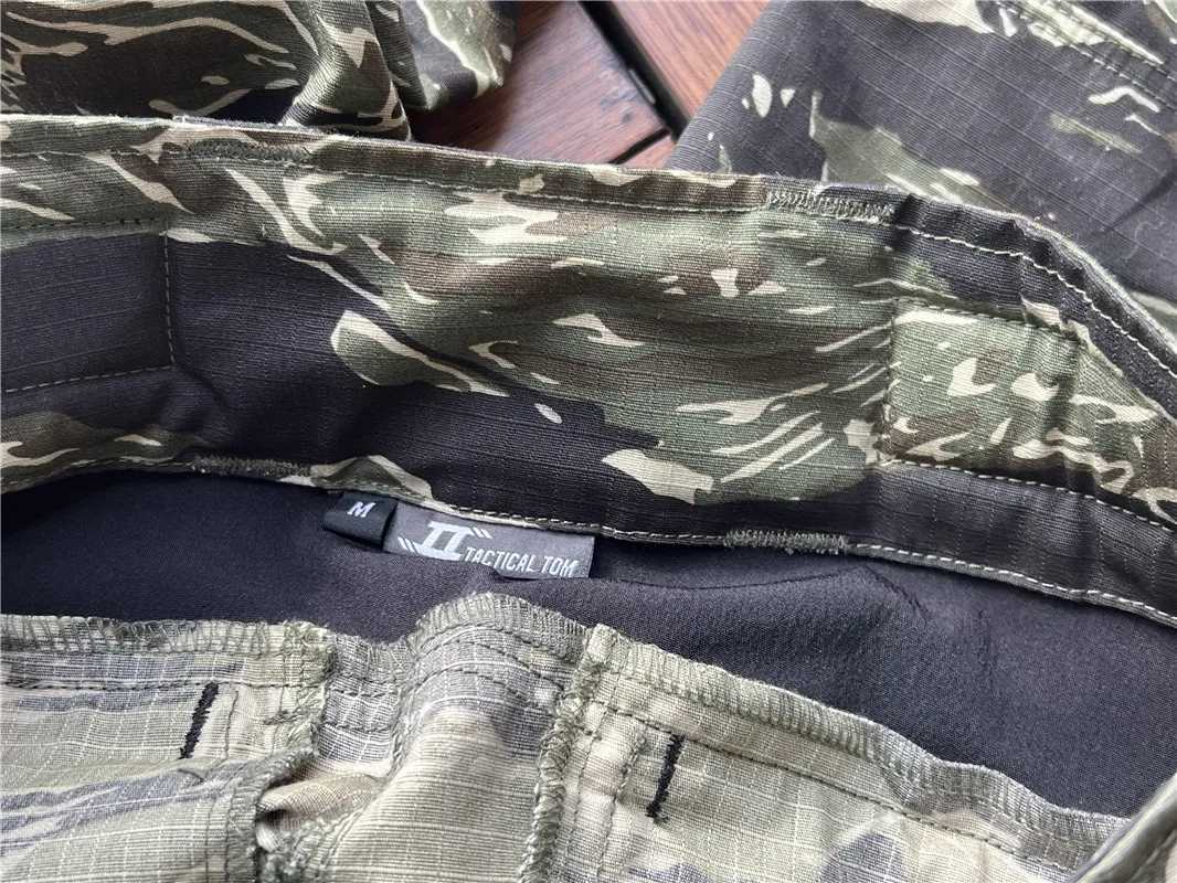 G3 Tiger stripe pattern JWD Tactical Pants Camo Combat Pants Trousers Hunting Airsoft Hiking Outdoor Sports Shooting Training H250826