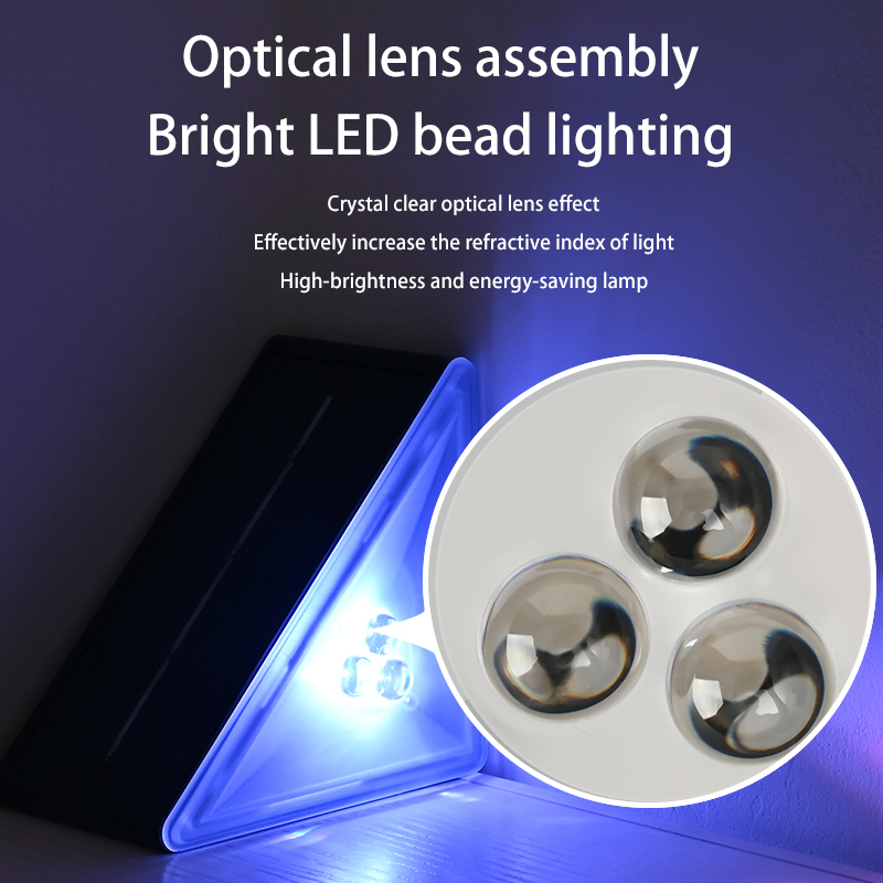 Solar staircase step lights, outdoor waterproof step lights, courtyard floor foot lights, led lights, walkway lights