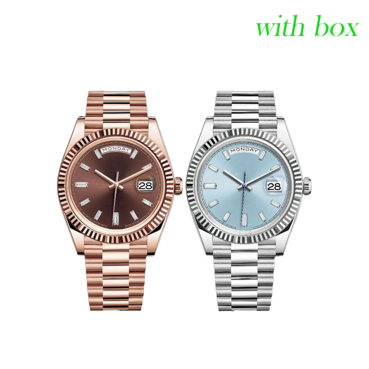 Mens designer Watch 41/36MM Automatic Watches 904L stainless steel strap Sapphire Luminous Luxury Wristwatches With Box