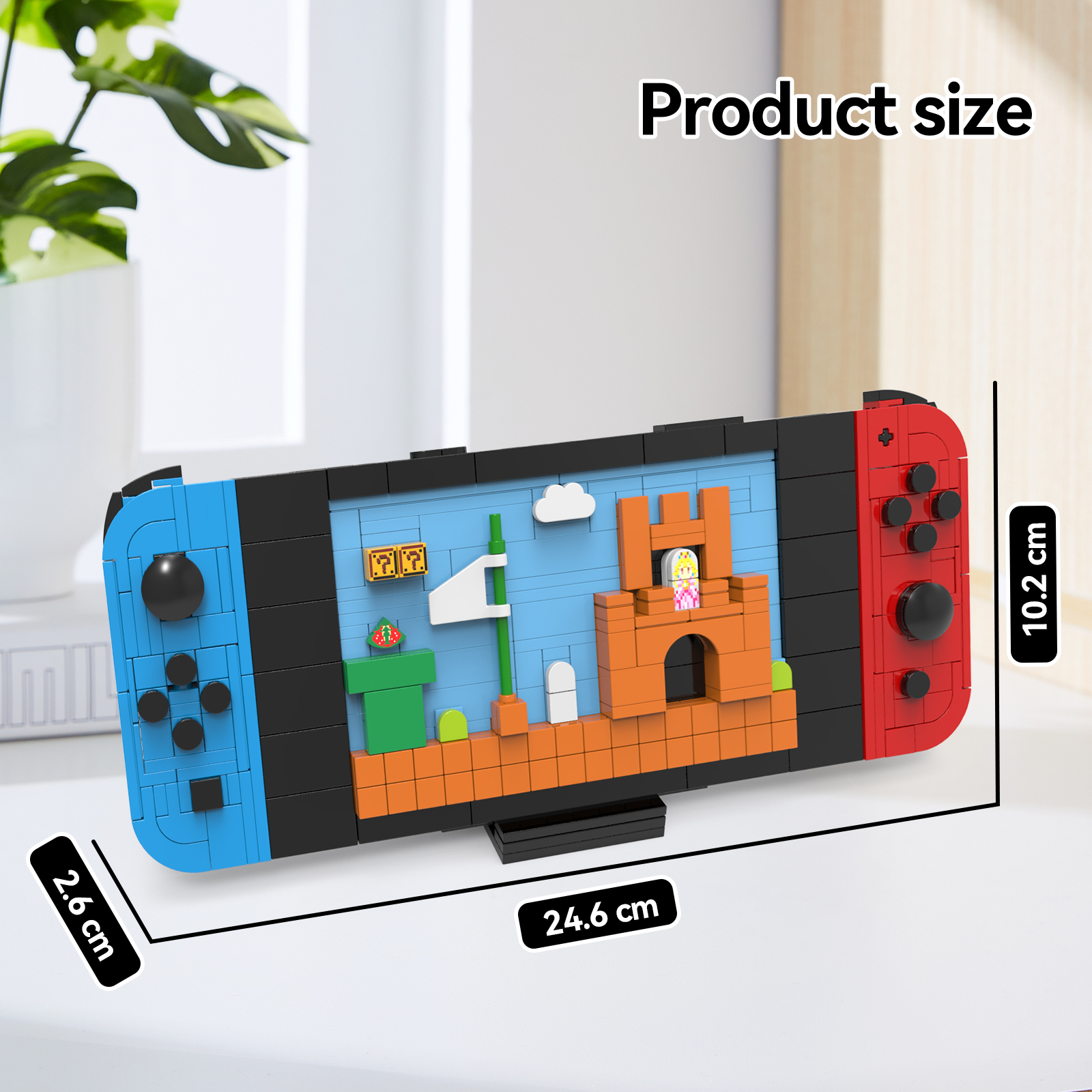 Game console building block toy set detachable MOC classic Chinese domestic assembly building block model gift toy