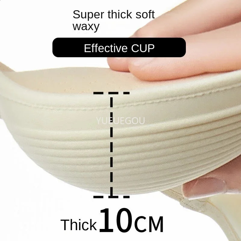 Natural Push Up Bra for Small Breasts Seamless Invisible Lingerie Ultra Thick 10cm Padding No Marks Under Shirt AAA Cup Lift250827