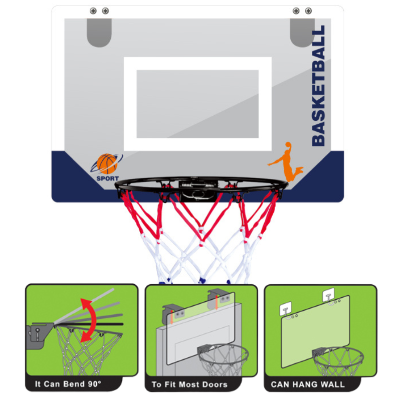 Youth-Friendly Compact Basketball Rig Durable Small-Scale Game Setup