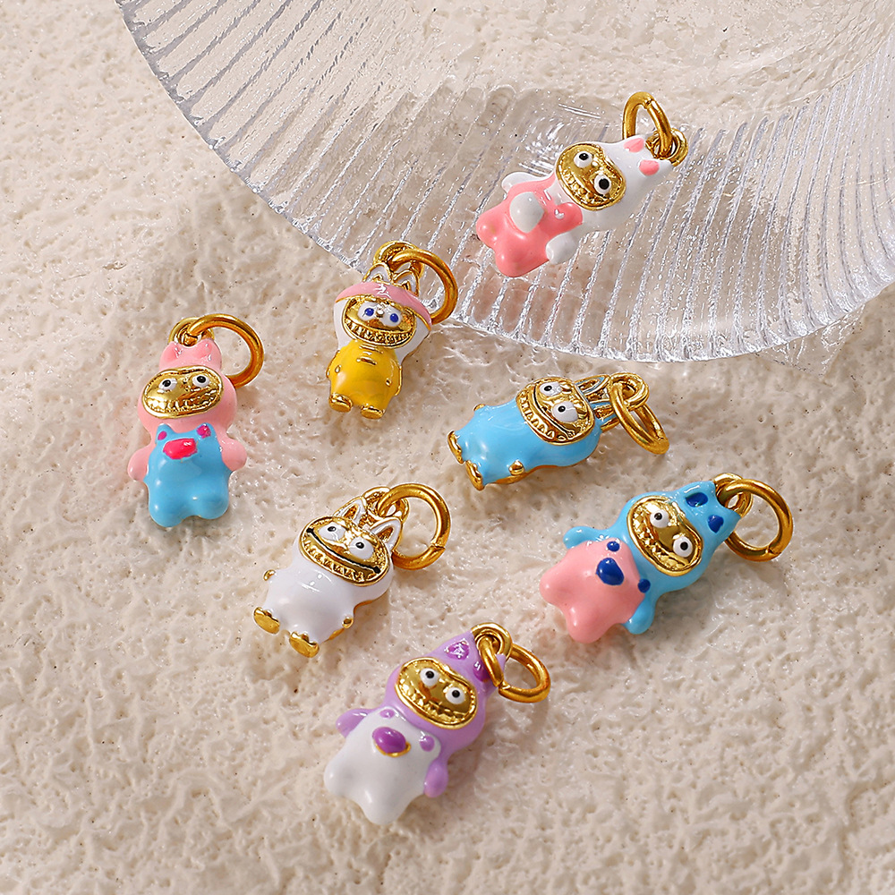 Necklaces Pendants Pendant Necklaces fashionable cartoon pendant stylish pendant Chic Labubu Jewelry Kits with Distinctive Toy Character Accents