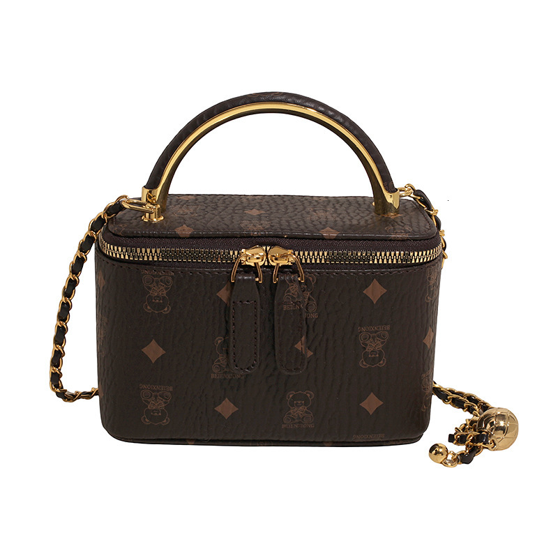 High End Designer Bag Trendy Fashion Handbag Textured Chain Crossbody Luxury Bag Small Square Bag For Women New Commuter Versatile Free Delivery To Yo