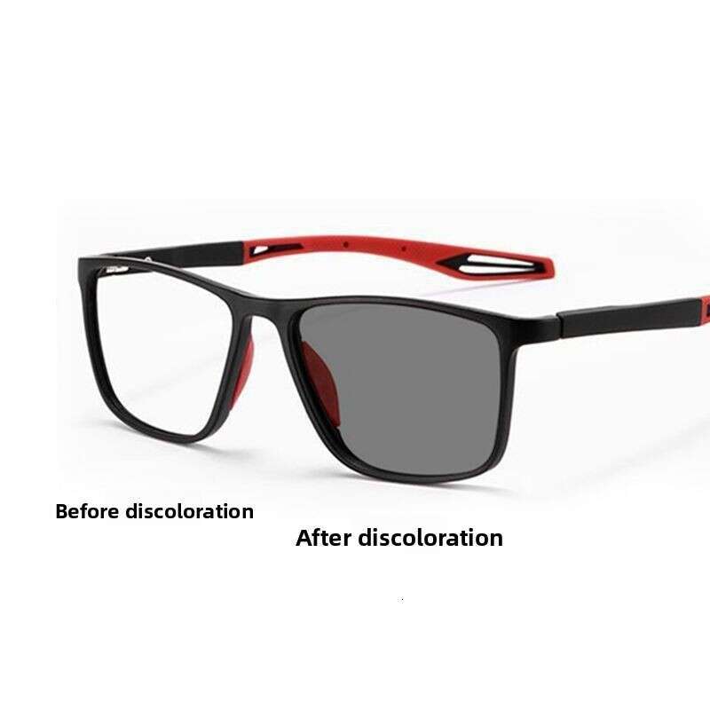 Photochromic Sports Youth College Style Anti-Blue Light Ultra-Light Eye Protection Can Be Matched With Myopia Glasses Frame