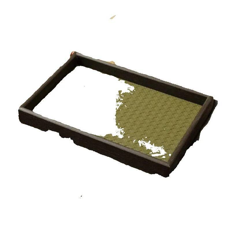 Wooden Leather Earring Entryway Necklace Bracelet Jewelry design Display Tray