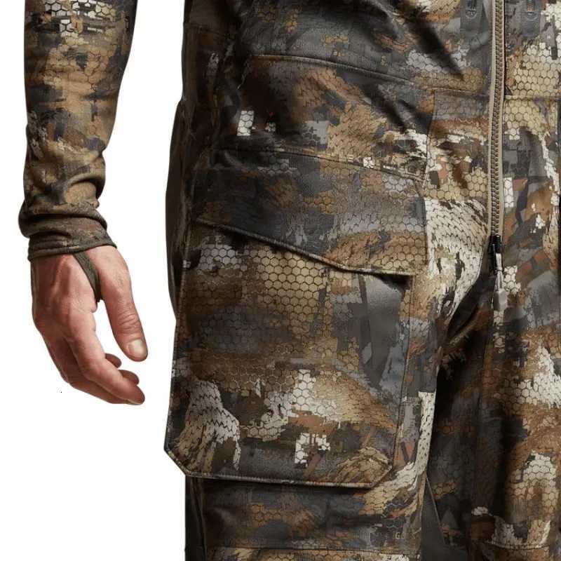 High quality duck hunting suit camouflage pants Hudson bib H250826