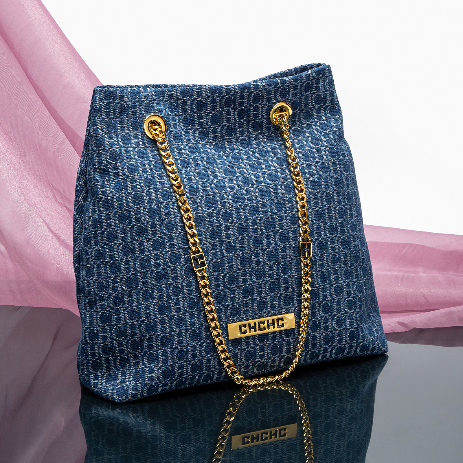 CHCH Chain Shoulder Strap Design Letter Printed Women's Shoulder Bag Vintage Hundred Classic Style Women's Handbag