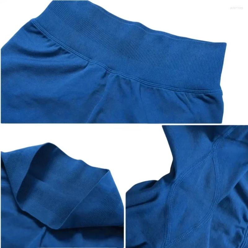 Women's Tracksuits Impact Gym Set Women Two Piece Backless Tank Tops High Waist Scrunch Seamless Shorts Sport Suit Sportswear Workout