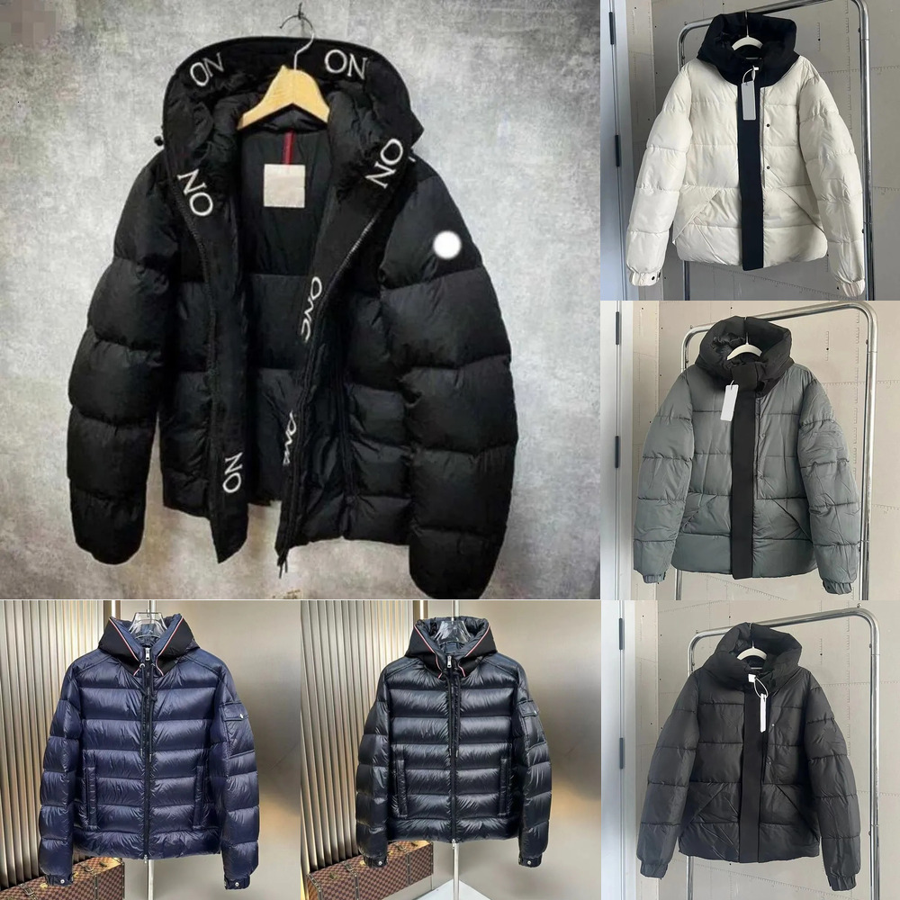 25ss moncleae designer puffer jacket mens coat winter jacket parka body warmer thick hooded NFC maya jacket women fashion slim embroidered badge white duck puffer