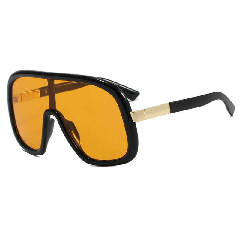 2025 Over sized Double Bridge Sunglasses for Women Fashionable UV 400 Protection Shield Shades