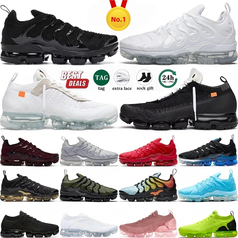 Designer Shoes Tn Plus Tns Tnss Running Shoes Men Women Sneakers Triple White Black Knicks University Blue Game Royal Obsidian Walking Sports Trainers