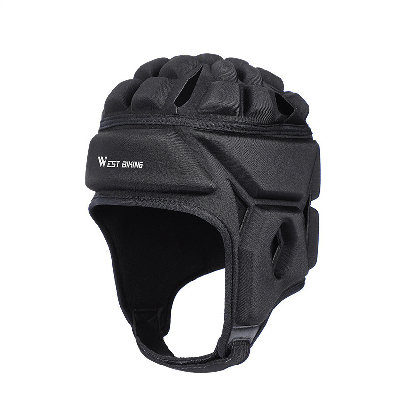 West biking winter Plush football goalkeeper ski skateboard riding drifting anticollision hat headgear 240626