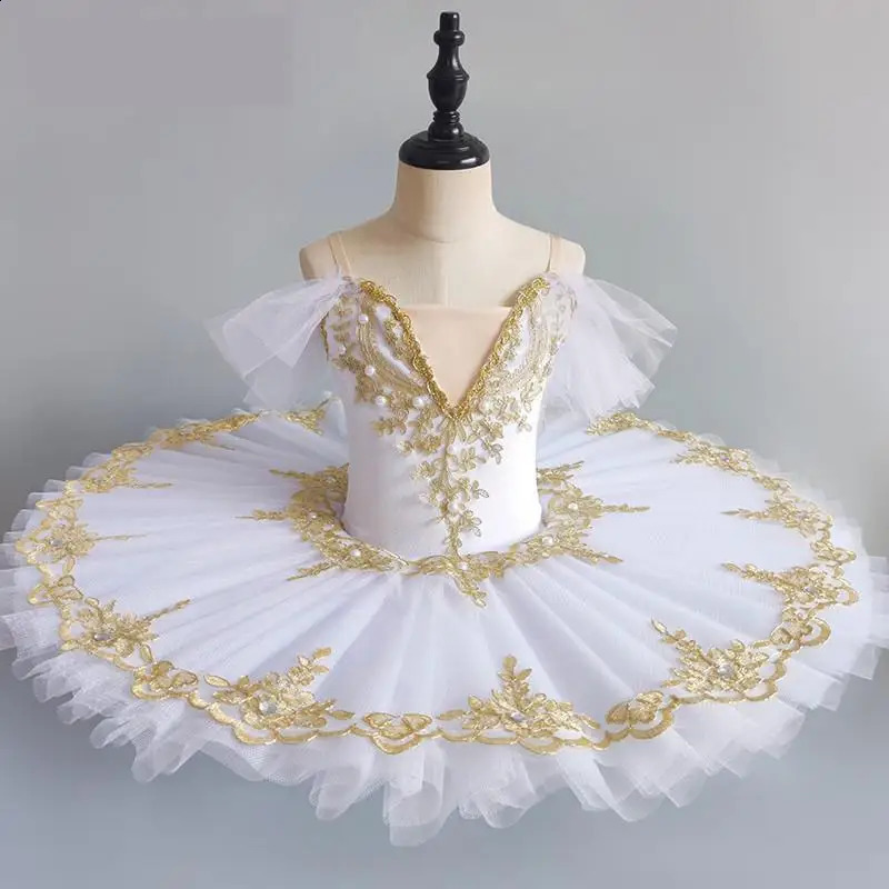 Professional Ballet Tutu Girls Blue Pink Platter Pancake Tutu Ballerina Party Dress Adult Women Child Kids Ballet Dance Costume 250826