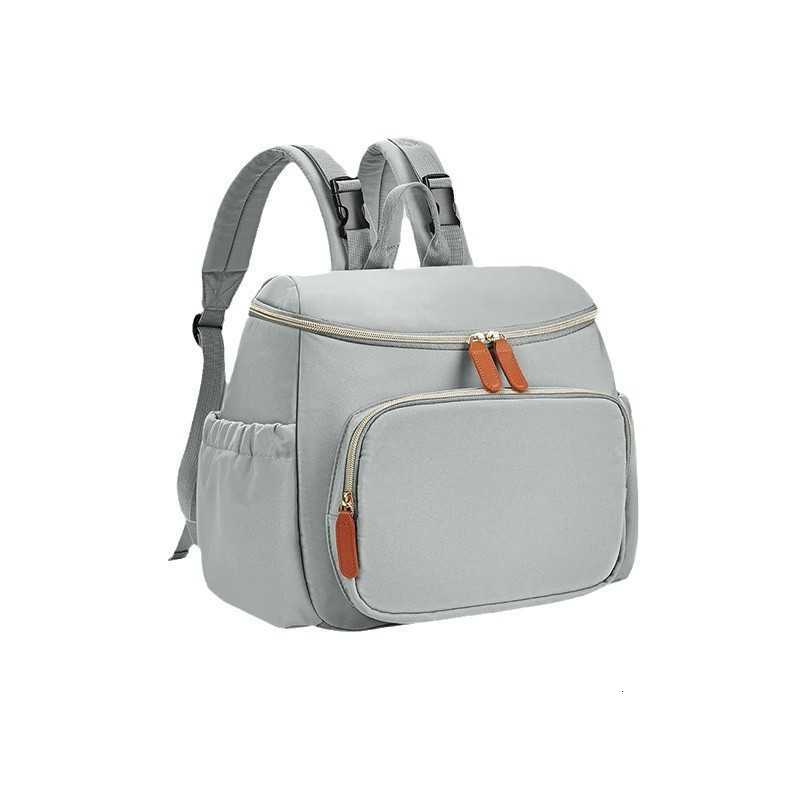 Diaper Bag Backpack Womens Leather Backpack Travel Backpack Baby Backpack with Mop and Wet Clothes Capacity X250220