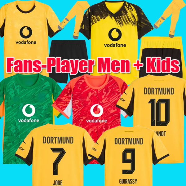 dortmund trikot jerseys 25 26 BVBs jersey HALLER 2025 2026 4th SABITZER football shirt Club World Cup Kit MOUKOKO men kids Kits Borussias trikots 25 26