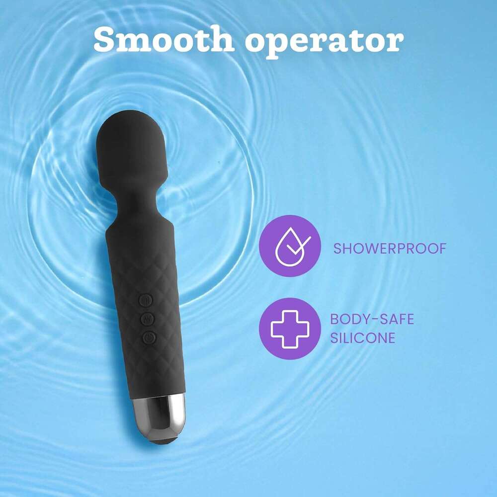 Oliver James Vibrator Wand Women Quiet Vibrating Dildo with 20 Patterns 8 Speeds Sexual Pleasure Adult Sex Toys Woman and Clit Stimulator Vibrators | 