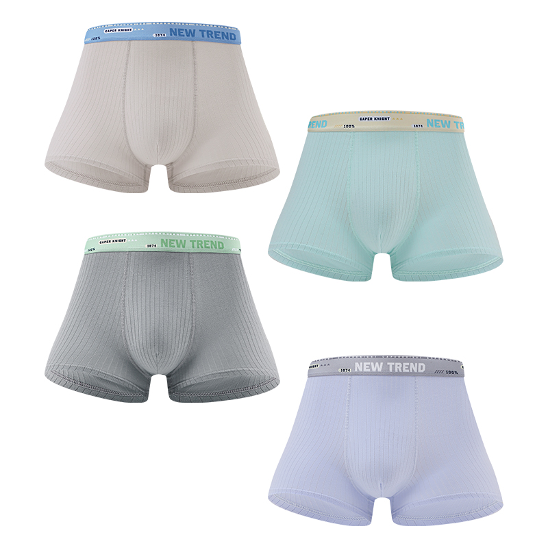 Comfort-Focused Teenagers Cotton Briefs: Ventilated Fit & Softness Combination of 4 items - SN05