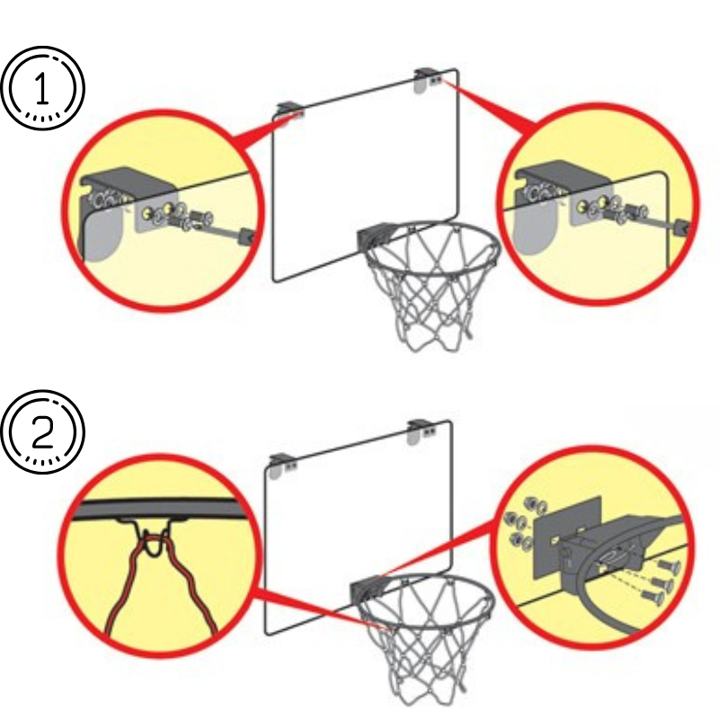Youth-Friendly Compact Basketball Rig Durable Small-Scale Game Setup