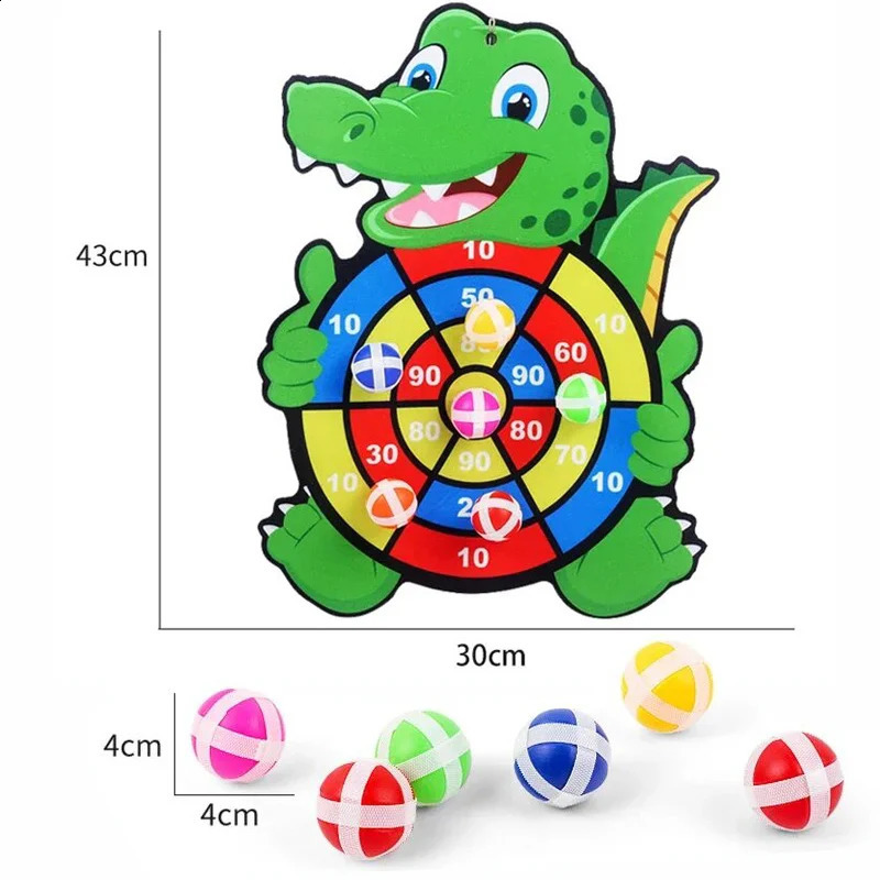Educational Games Dart Board Toy Stickey Ball Dart Indoor Sports Montessori Games for ren 3 to 7 Years 250826