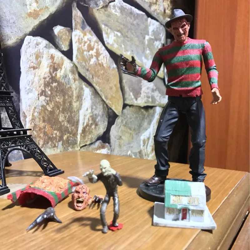 NECA Freddy Krueger Action Figure Collectible Model Toy Halloween Horror Christmas Gifts W250827