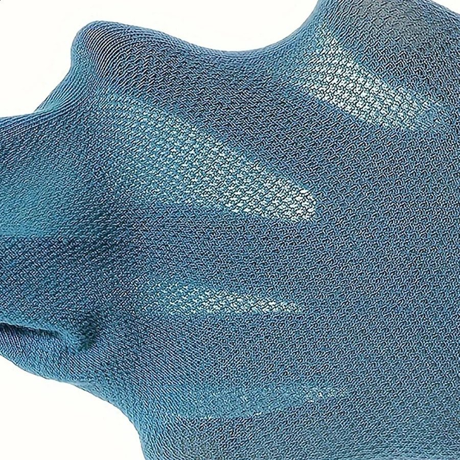 5/10/20 Pairs Men Short Socks Trendy HighQuality Low Cut Round Neck Ankle Socks Mesh Breathable Versatile Casual Men Boat Socks250827