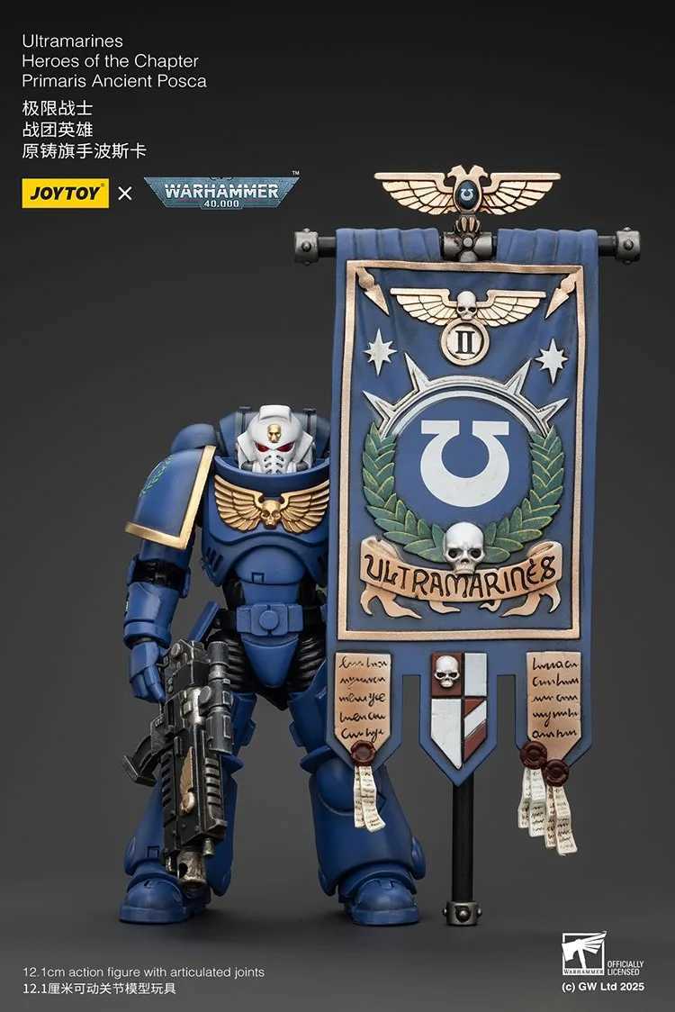 JOYTOY 40K Ultramarines Heroes Of The Chapter Action Figures Doll Decoration Gift Collection Original Model Figure W250827 - view 3