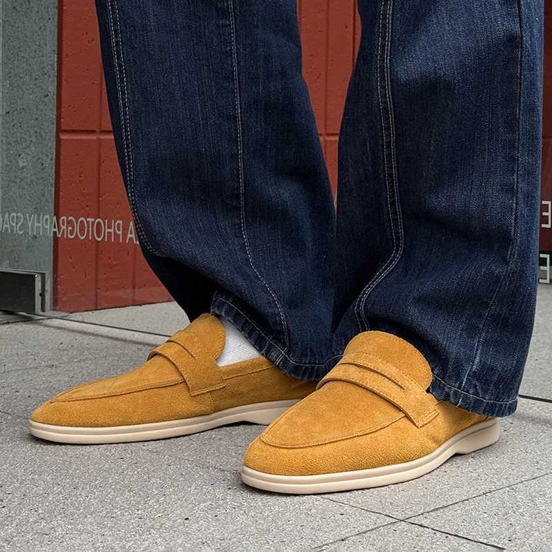 Luxury Brand Designer Loafers Men Solid Color Fi Casual Leather Shoes Men Driving Shoes Quality Men Business Office ShoesXJ250827