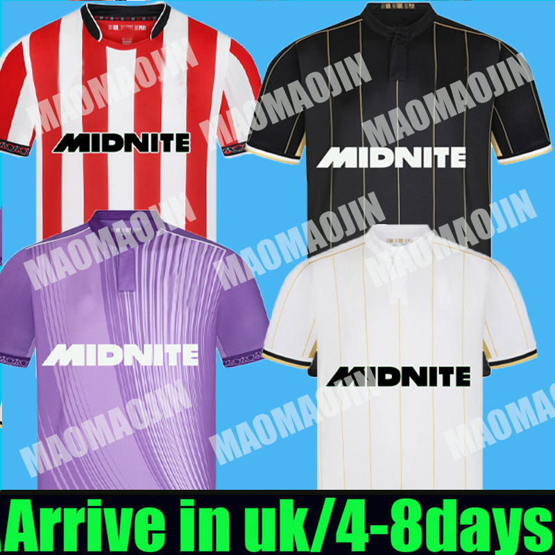 Size S-4XL Sheffields 25 26 Soccer Jerseys Third home away 2025 BREWSTER MOORE Football Shirt Uniforms Men Kids Kits CAMPBELL MOORE HAMER BURR GOALKEEPER