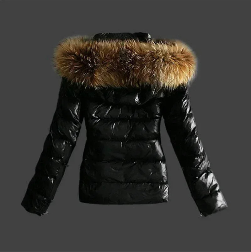 Autumn Jacket for Woman Fashion Coat Female Glossy Waterproof Winter Hooded Jacket Plus Size Down Parkas Snow Wear 250826