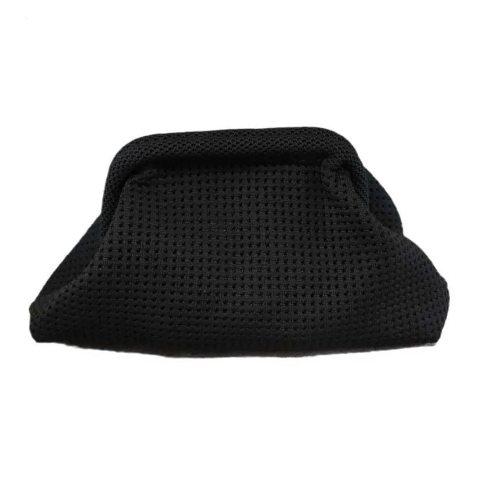 Luxury Handbag Storage Polyester Summer Beach Clutch Bag Soft Elastic Small Crochet Handbag Breathable Large Capacity Purse Party Handbag