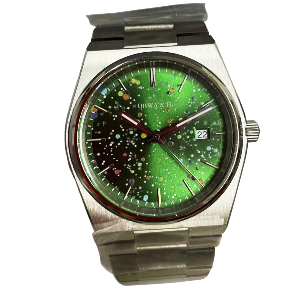 35MM Exquisite Size T1 Quartz Prx Colorful Spots Mens Womens Watches Square Case Starry Sky Dial Lively Mysterious Wristwatches