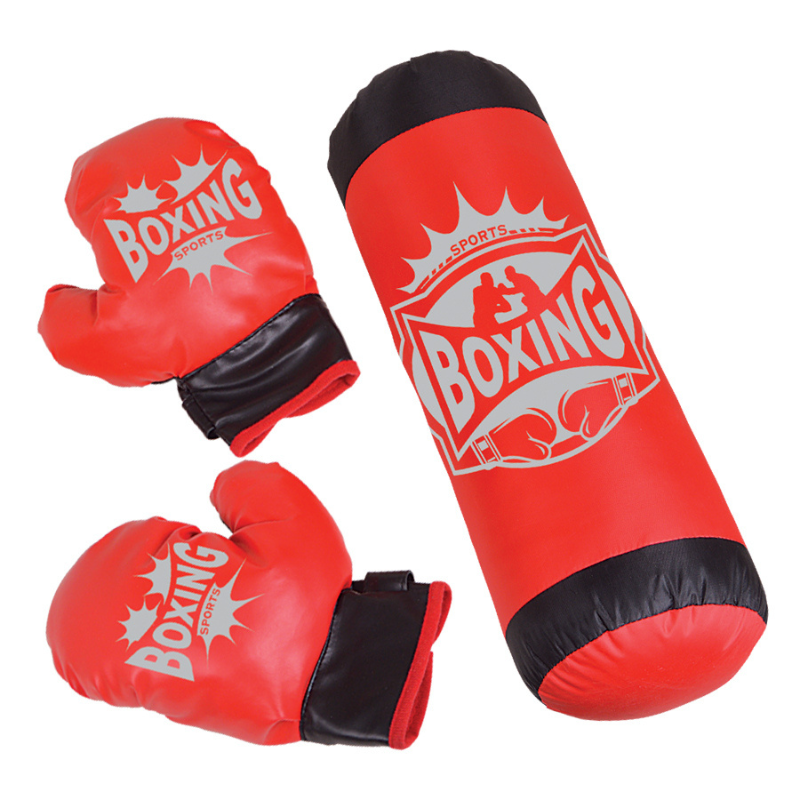 Safe Soft Kids Punching Bag with Boxing Gloves Set, Adjustable Stand for Toddlers Children Training Sport Game Toys Gift for Boys