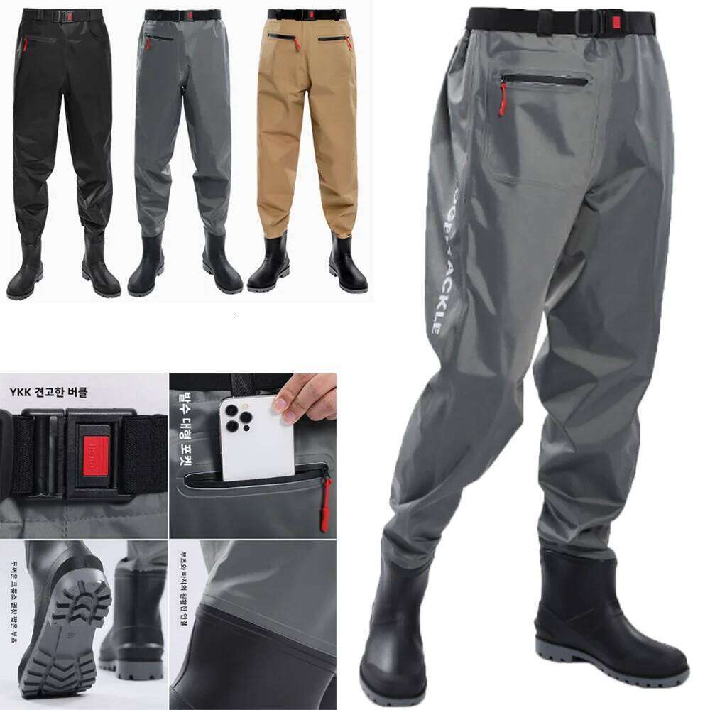 Waterproof Chest Waders with Fishing Pants Shoes Boots Wader Set Thickened Apparel Clothes Men Women Jerseys Waters