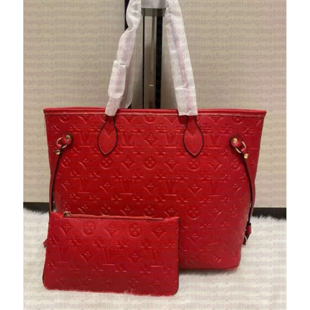 Designer Bag Never Bag Tote Bag Designer Shoulder Bag Neverful MM Leather Womens Large Luxury Handbag With Mini Purse Classic Flower Checked Bag C4a