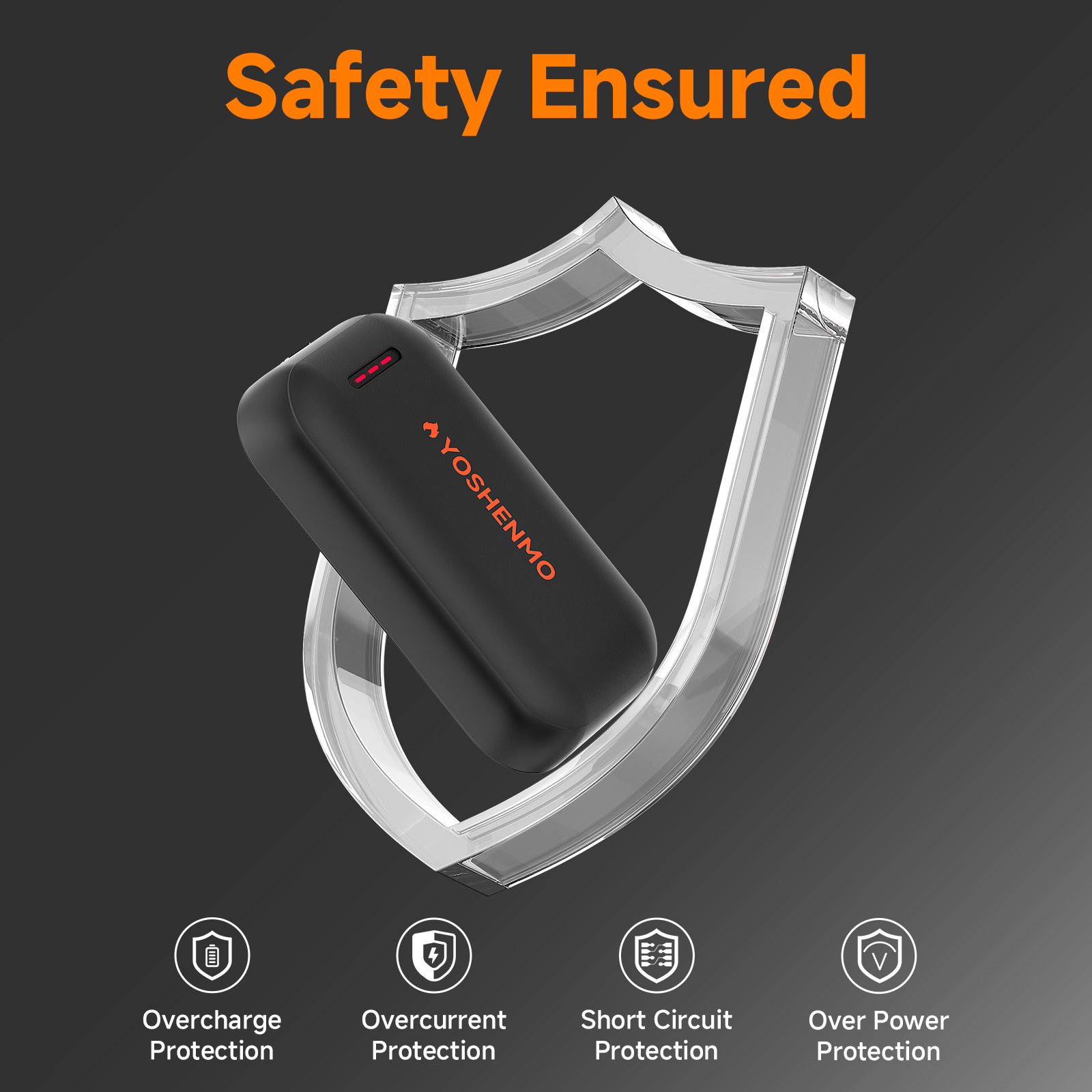 USB Rechargeable Hand Warmer, Portable Fast Heating Pocket Hand Warmer with Auto Shut-Off, Mini Warmers for Kids Women Men in Outdoor Winter
