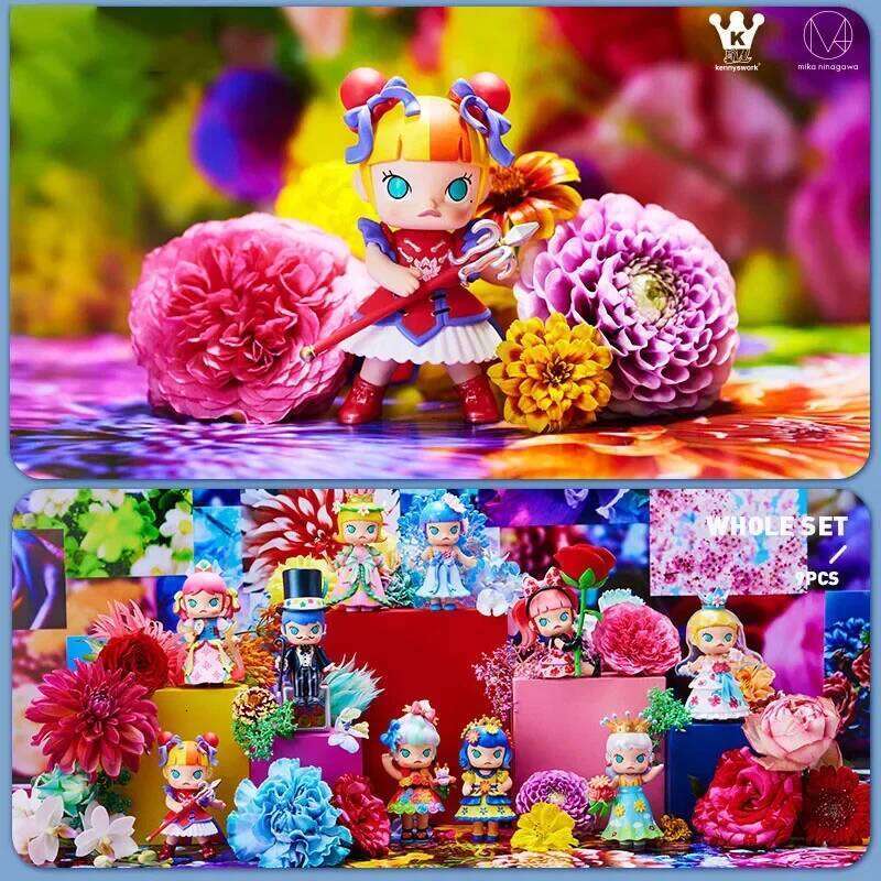 Original Molly Mika Ninagawa Flower Dreaming Series Blind Mystery Box Toys Doll Cute Anime Desktop Ornaments Gift Collection