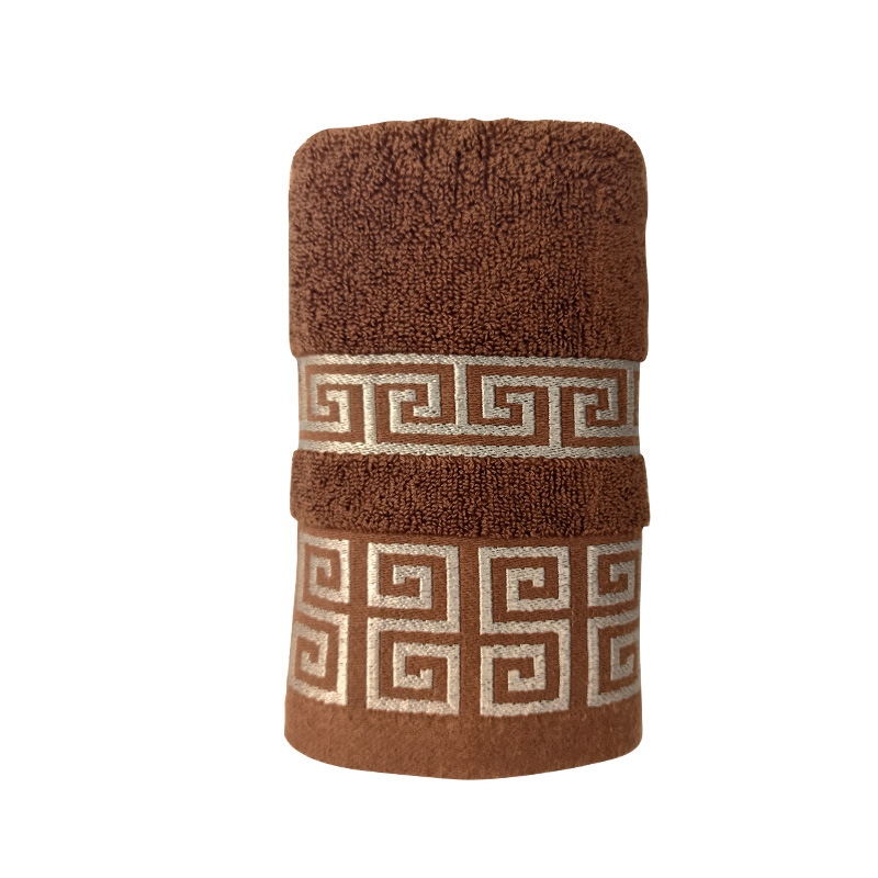 Personalize your soft experience Pure cotton bath towel set with checkered jacquard cut-out face towels - custom pure wool bathroom essentials