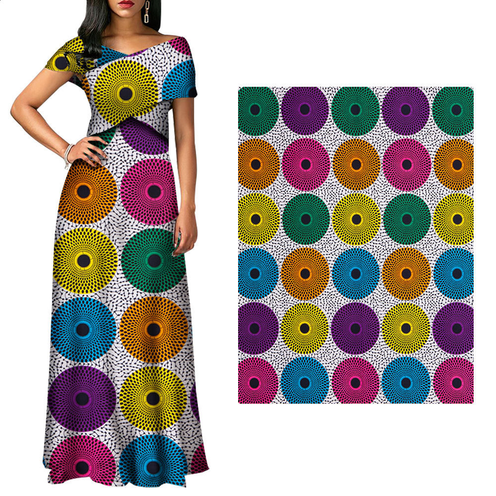 Fabric and Sewing Classical Veritable Wax d Real wax print fabric dutch hollandais pagne africa Dress 100 cotton 6yards 230727
