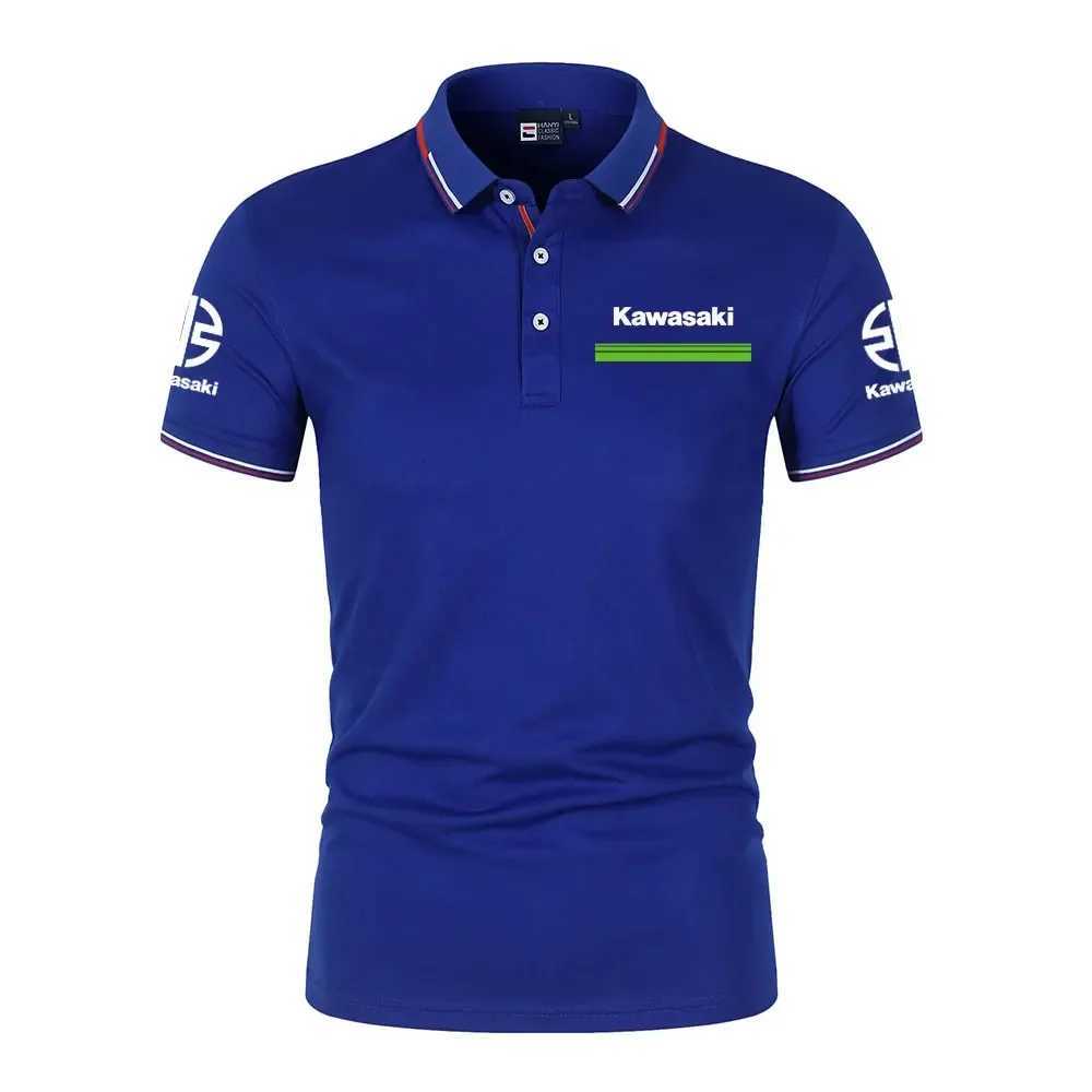 KAWasaki Racing Teams Men Shirt Summer Short SLeeve Casual Male Tshirt 2025 New Fashion Man Clothes Tops Blouse H250826