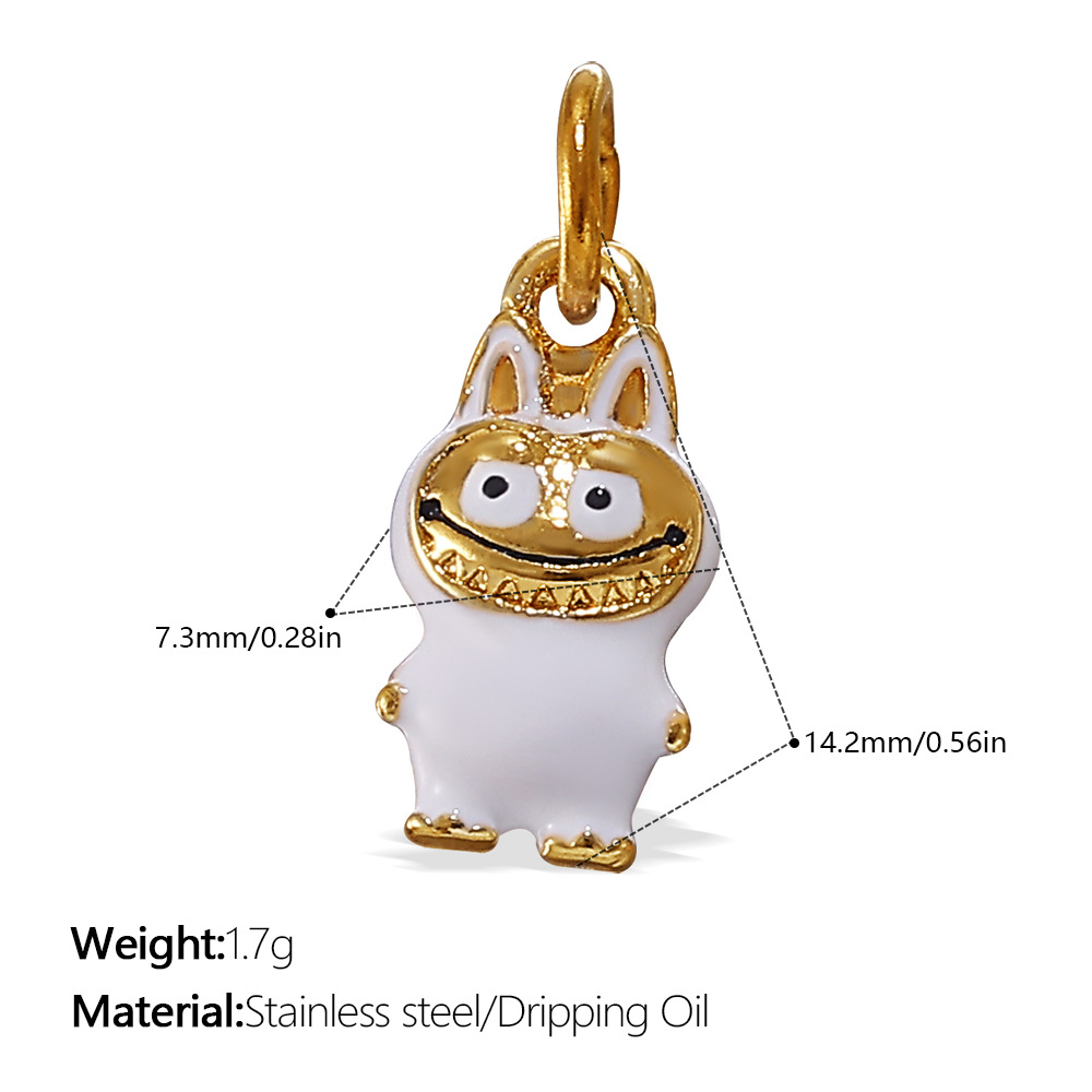 Necklaces Pendants Pendant Necklaces fashionable cartoon pendant stylish pendant Chic Labubu Jewelry Kits with Distinctive Toy Character Accents