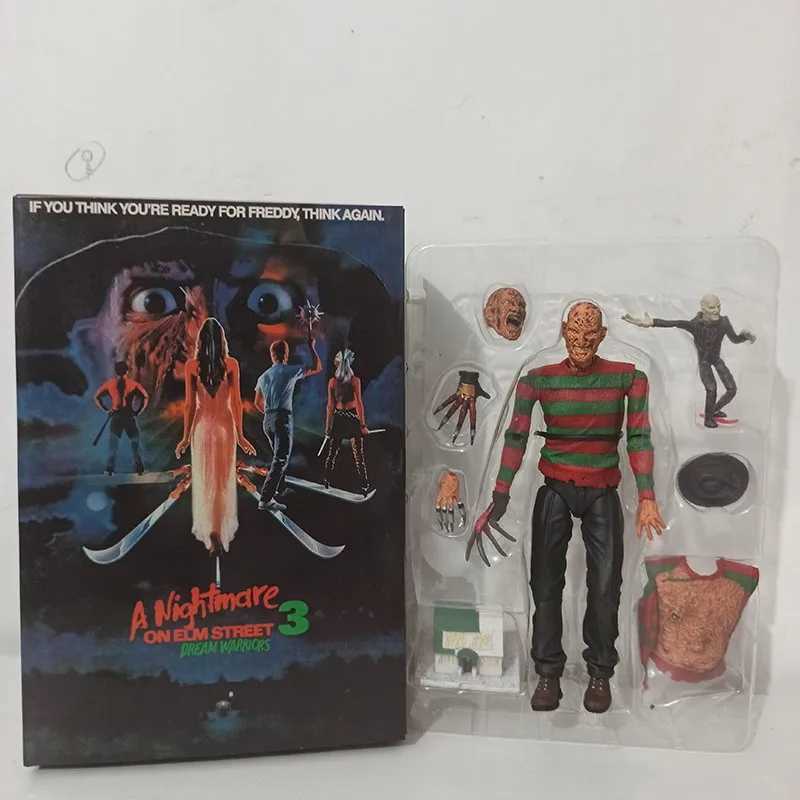 NECA Freddy Krueger Action Figure Collectible Model Toy Halloween Horror Christmas Gifts W250827