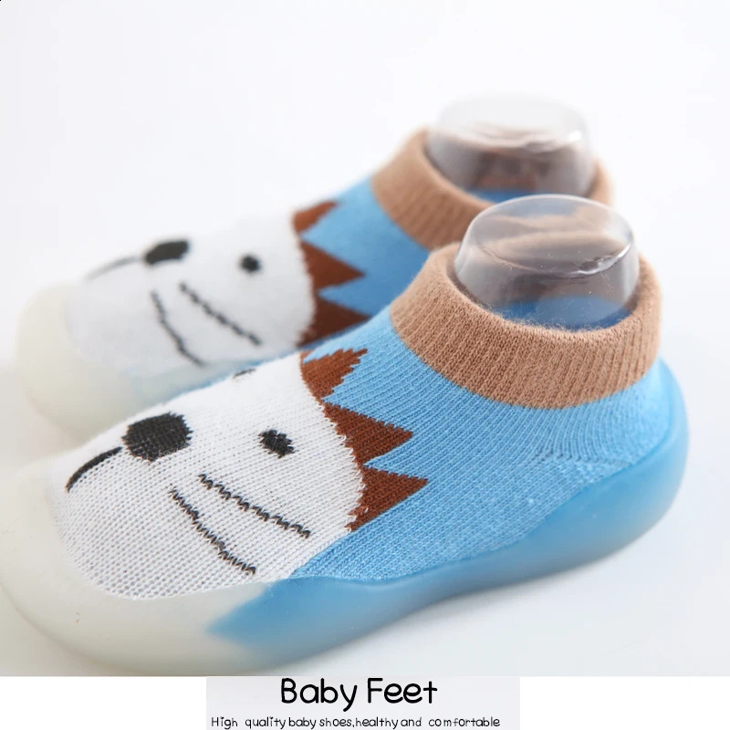 Baby Socks Shoes Boy Girl Fashion Toddler Shoes AntiSlip Soft Rubber Shoes Animal Style Arrival Baby First Walker Autumn 250826