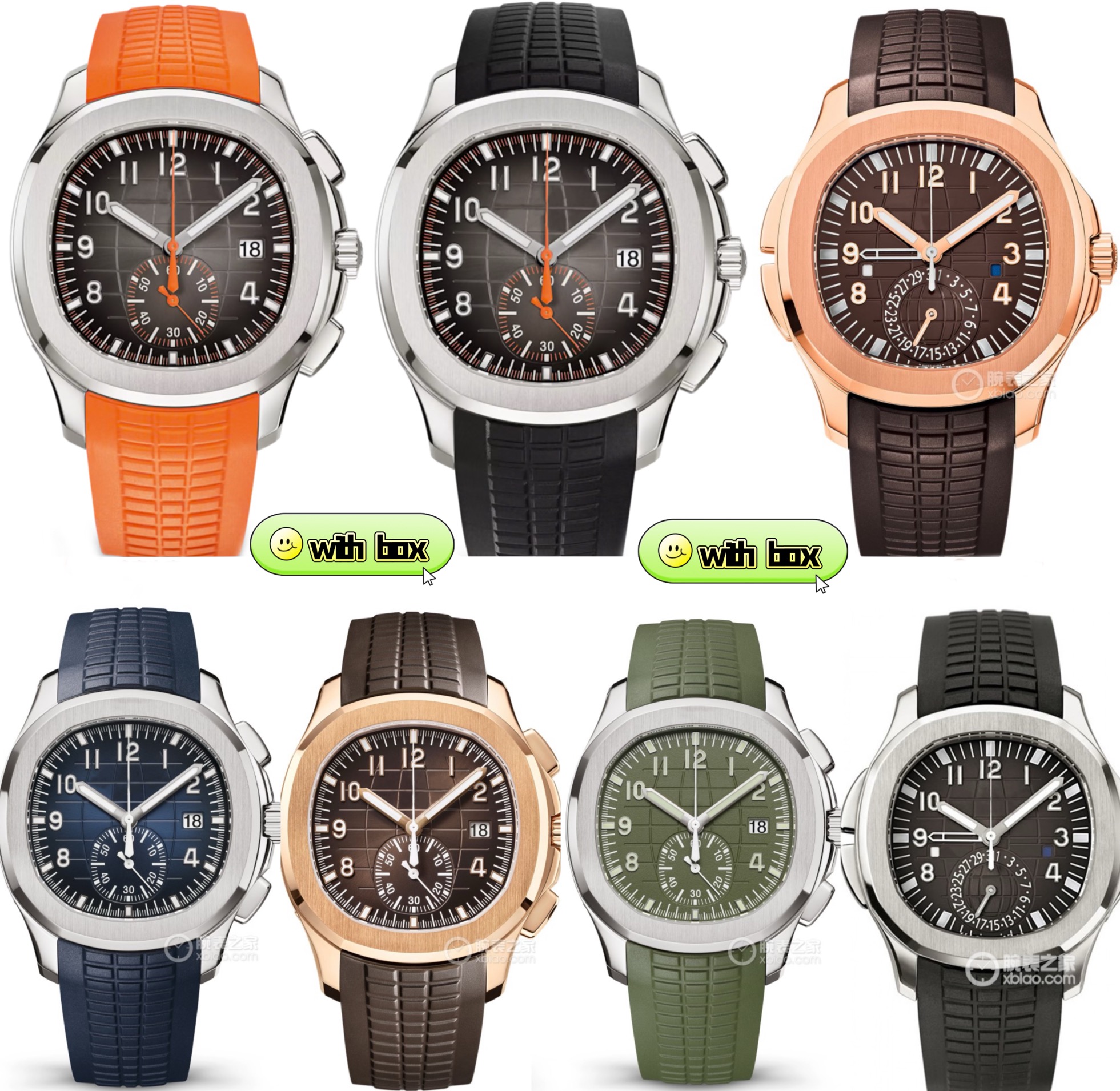Sporty style luxury watch 42mm/40mm Rubber Straps watches men AAA 2813 automatic watch 50mm waterproof Multifunctional watch Made of 316L stainless steel Hardlex
