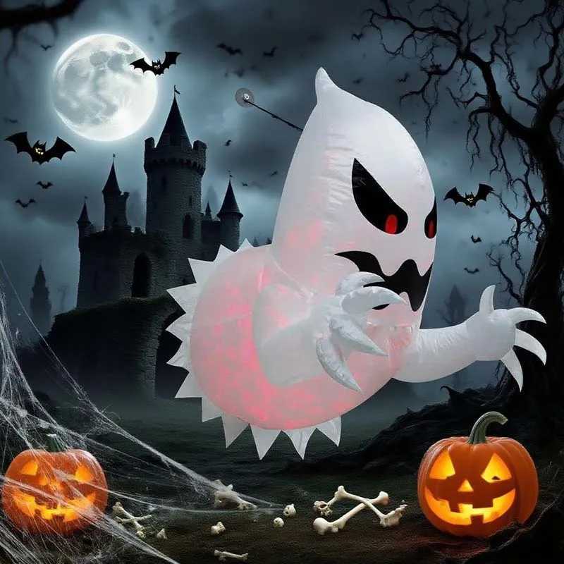Halloween Inflatable Ghost Monster Decoration for Haunted House Spooky Party Supplies for Outdoor Garden and Yard Z250827
