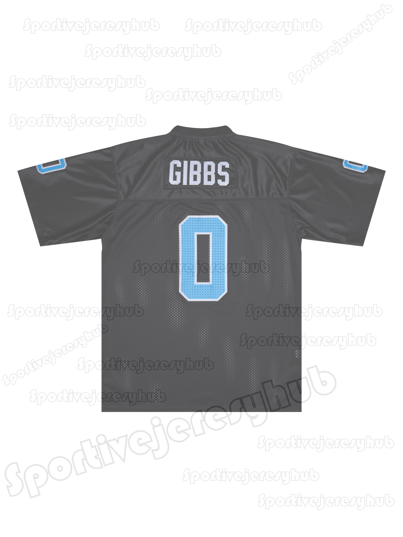 0 Jahmyr Gibbs 2025 Personalised Black/Blue/White American Football Jeresy St Brown 16 Jared Goff 58 Penei Sewell Stitched for Daily Casual