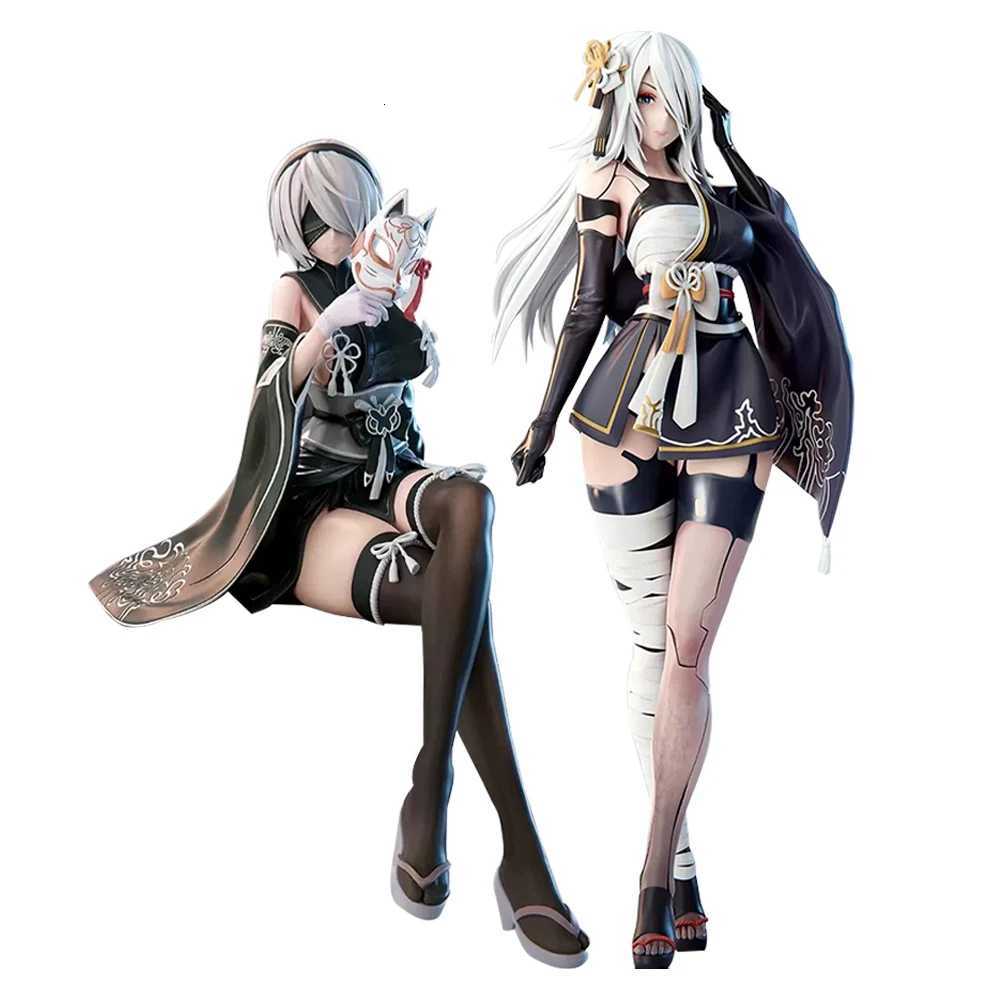 NieR Anime A2 Figure 2B YORHA No2 Type B Action Figure 2B Figurine Kimono Style Model Statue Collection Ornament Cartoon Gifts W250827