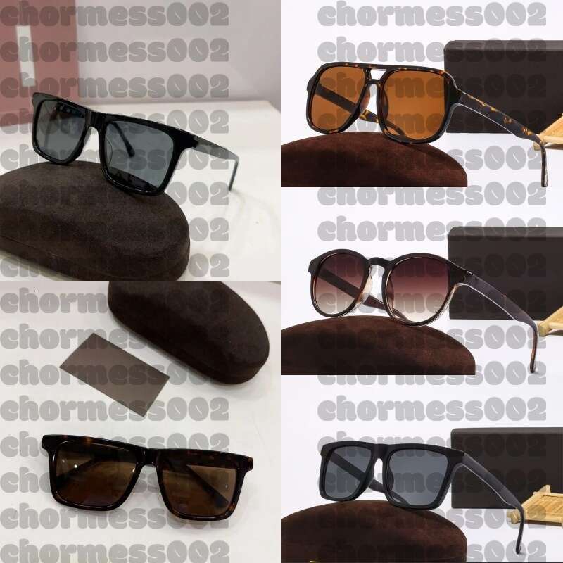 with box TFly designer Sunglasses men women square summer gafas uv400 lunette casual designer woman driving sun glasses fashion Tom''Fordly'sunglasses